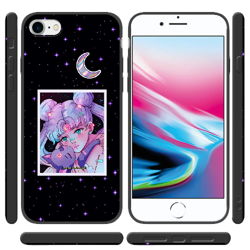 Чехол BoxFace Apple iPhone 7/8 SE  2020 Sailor Moon night