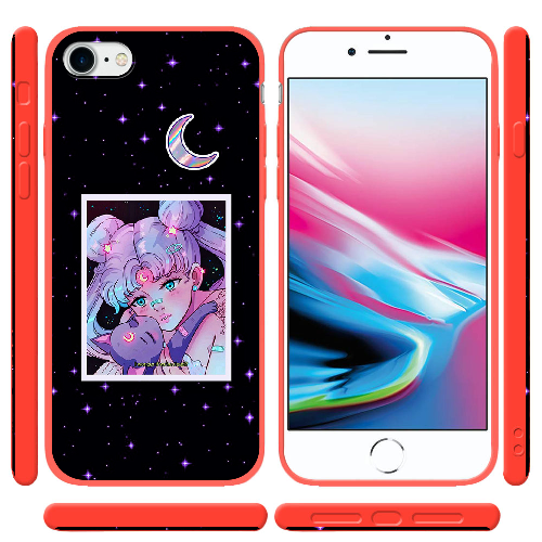 Чехол BoxFace Apple iPhone 7/8 SE  2020 Sailor Moon night