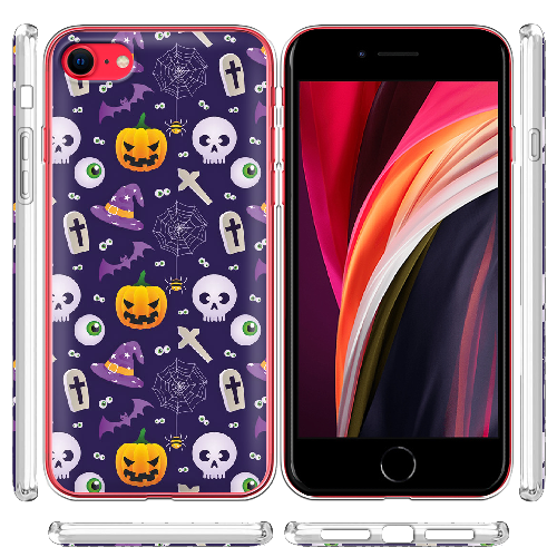 Чехол BoxFace Apple iPhone 7/8 SE  2020 Halloween Purple Mood