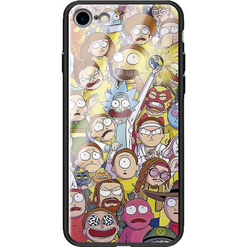 Чехол BoxFace Apple iPhone 7/8 SE  2020 Rick and Morty все герои