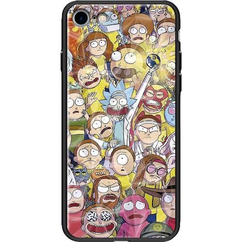 Чехол BoxFace Apple iPhone 7/8 SE  2020 Rick and Morty все герои