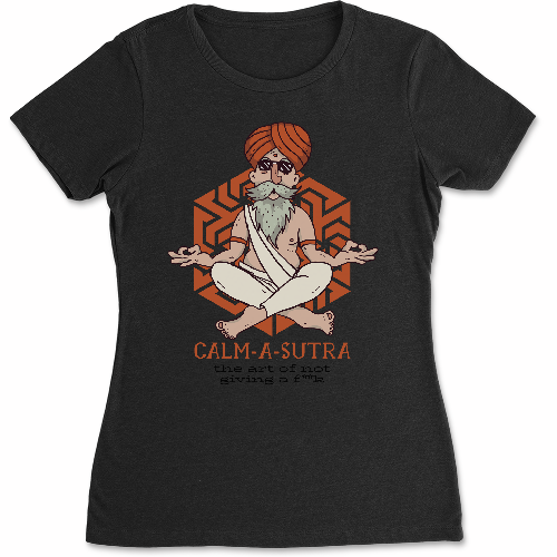 Женская футболка calm a sutra
