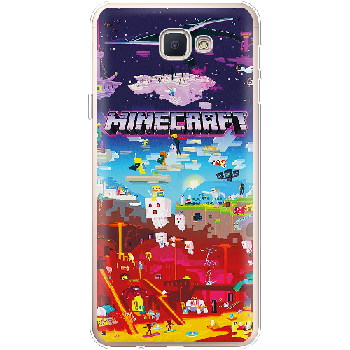 Чехол BoxFace Samsung J5 Prime G570F Minecraft World Beyond