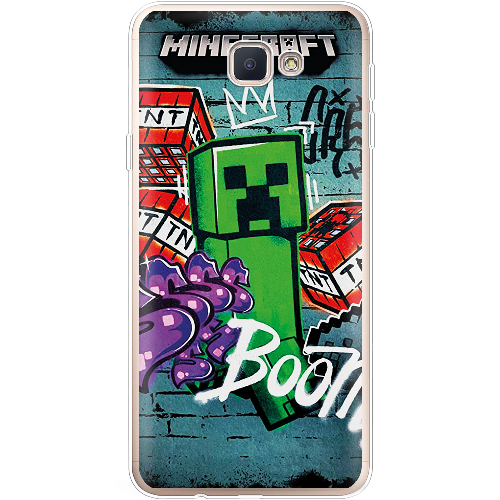 Чехол BoxFace Samsung J5 Prime G570F Minecraft Graffiti