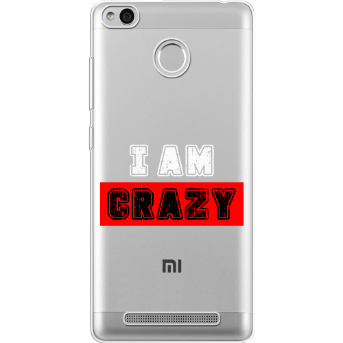 Чехол Boxface Xiaomi Redmi 3s / 3x I'm Crazy