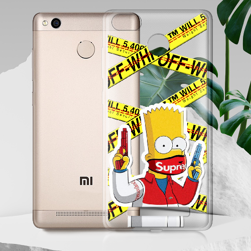 Чехол Boxface Xiaomi Redmi 3s / 3x White Bart