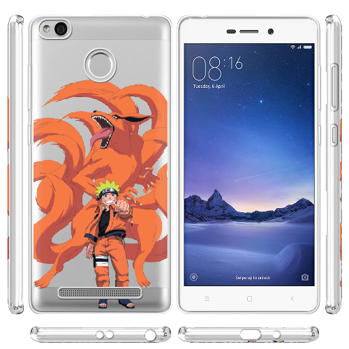 Чехол Boxface Xiaomi Redmi 3s / 3x Naruto and Kurama