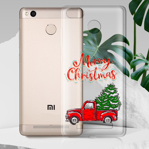 Чехол Boxface Xiaomi Redmi 3s / 3x Holiday Car Merry Christmas