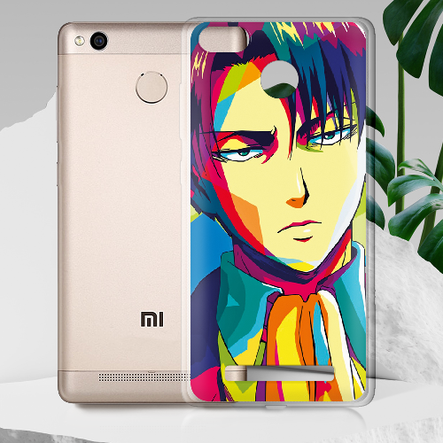 Чехол Boxface Xiaomi Redmi 3s / 3x Attack on titan Levi Anime Pop