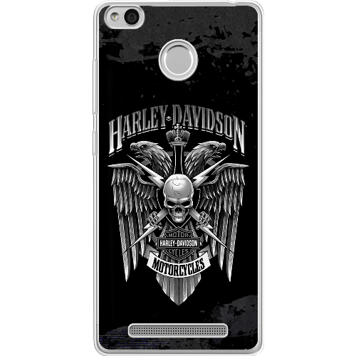 Чехол Boxface Xiaomi Redmi 3s / 3x Harley Davidson skull and eagles