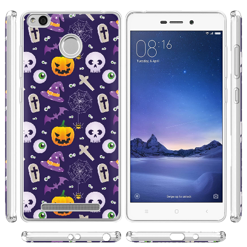 Чехол Boxface Xiaomi Redmi 3s / 3x Halloween Purple Mood