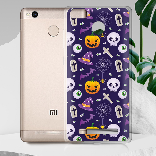 Чехол Boxface Xiaomi Redmi 3s / 3x Halloween Purple Mood