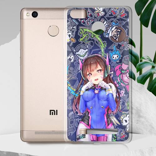 Чехол Boxface Xiaomi Redmi 3s / 3x Overwatch D.VA