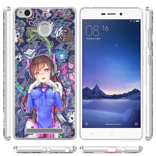 Чехол Boxface Xiaomi Redmi 3s / 3x Overwatch D.VA