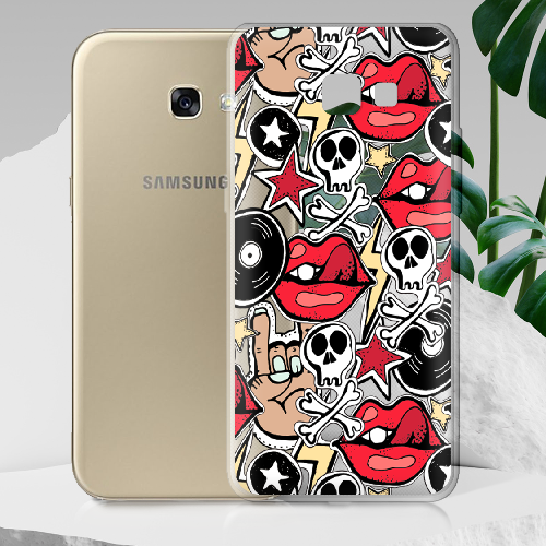 Чехол Boxface Samsung A520 Galaxy A5 2017 Rock Graffiti