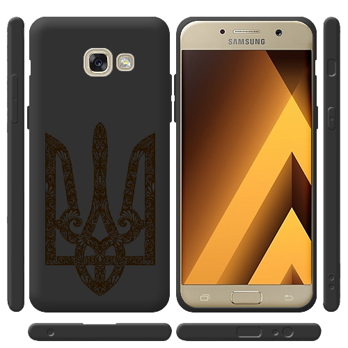 Чехол Boxface Samsung A520 Galaxy A5 2017 Ukrainian Black Trident