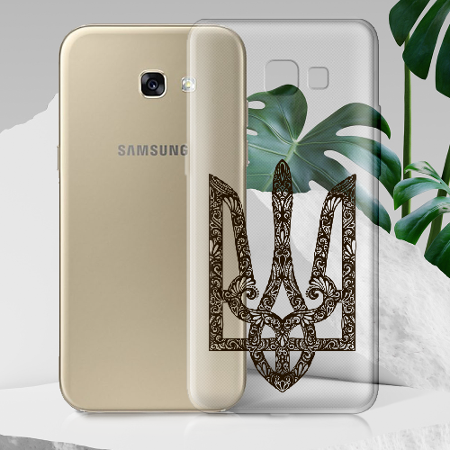 Чехол Boxface Samsung A520 Galaxy A5 2017 Ukrainian Black Trident