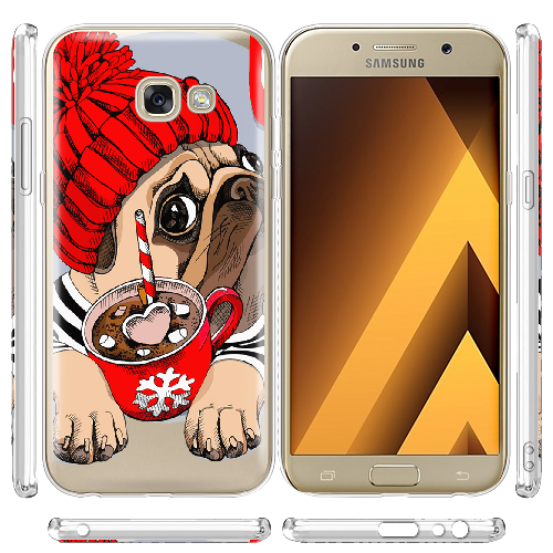 Чехол Boxface Samsung A520 Galaxy A5 2017 Winter Puggy