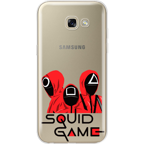 Чехол Boxface Samsung A520 Galaxy A5 2017 siquid game люди в красном