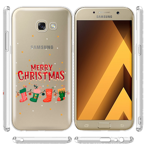 Чехол Boxface Samsung A520 Galaxy A5 2017 Рождественские Носки