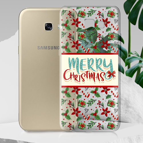 Чехол Boxface Samsung A520 Galaxy A5 2017 Vintage Christmas Congratulation