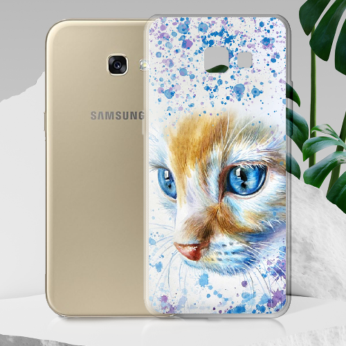 Чехол Boxface Samsung A520 Galaxy A5 2017 Голубоглазый Кот
