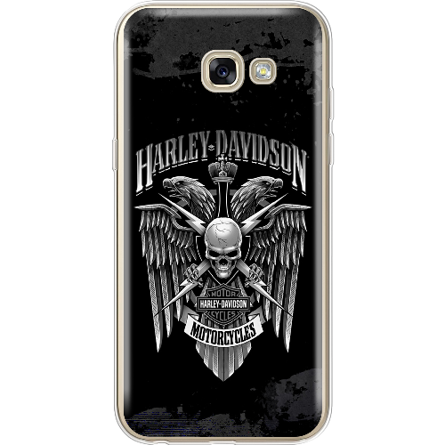 Чехол Boxface Samsung A520 Galaxy A5 2017 Harley Davidson skull and eagles
