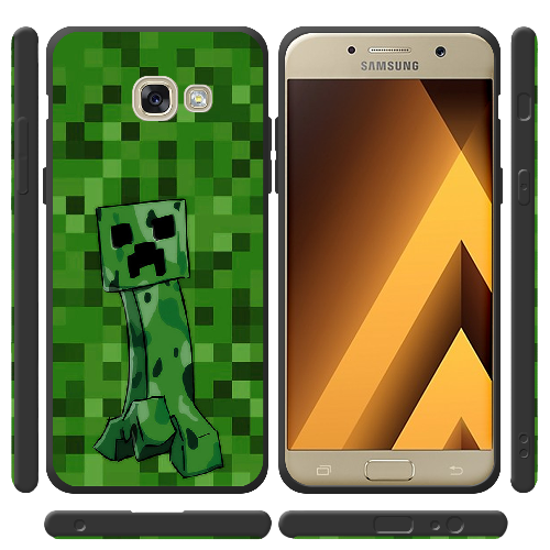 Чехол Boxface Samsung A520 Galaxy A5 2017 Minecraft Creeper