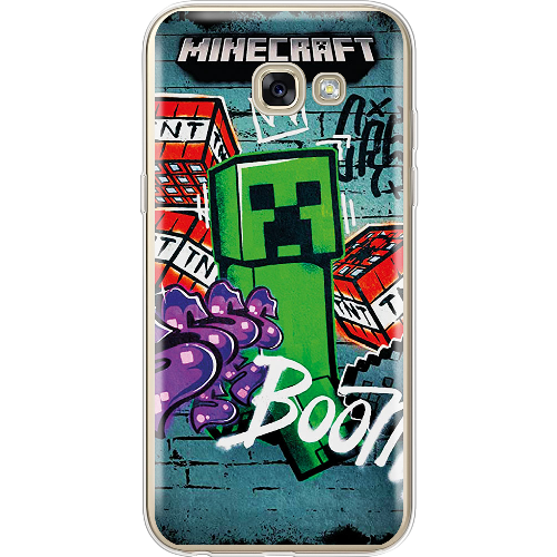 Чехол Boxface Samsung A520 Galaxy A5 2017 Minecraft Graffiti