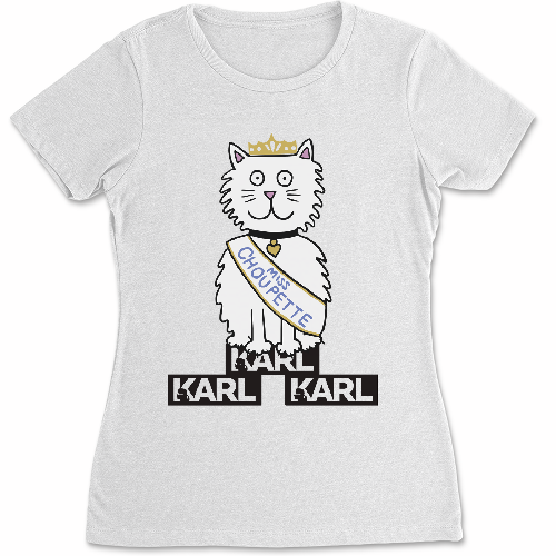 Женская футболка Karl