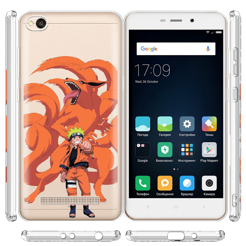 Чехол BoxFace Xiaomi Redmi 4A Naruto and Kurama