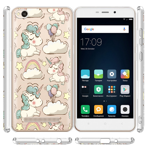 Чехол BoxFace Xiaomi Redmi 4A Unicorns