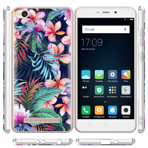 Чехол BoxFace Xiaomi Redmi 4A flowers in the tropics