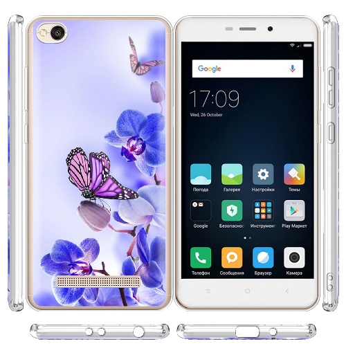 Чехол BoxFace Xiaomi Redmi 4A Orchids and Butterflies