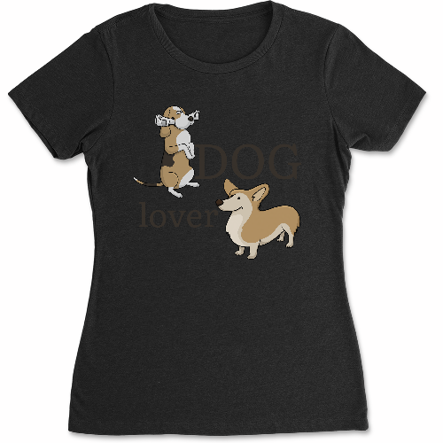 Женская футболка Dog Lover