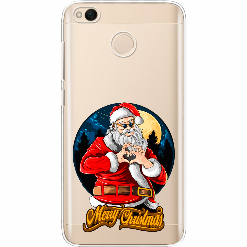 Чехол BoxFace Xiaomi Redmi 4x Cool Santa and heart