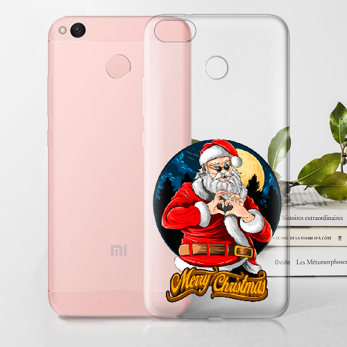 Чехол BoxFace Xiaomi Redmi 4x Cool Santa and heart