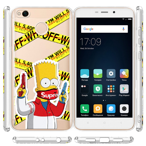 Чехол BoxFace Xiaomi Redmi 4x White Bart