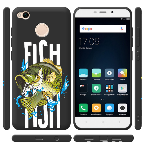 Чехол BoxFace Xiaomi Redmi 4x Bass fish