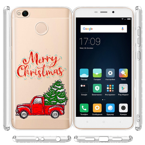 Чехол BoxFace Xiaomi Redmi 4x Holiday Car Merry Christmas