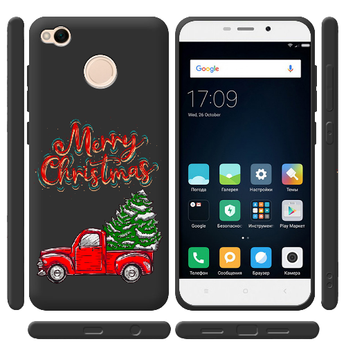 Чехол BoxFace Xiaomi Redmi 4x Holiday Car Merry Christmas