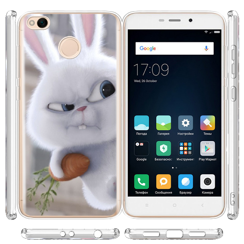 Чехол BoxFace Xiaomi Redmi 4x Rabbit Snowball