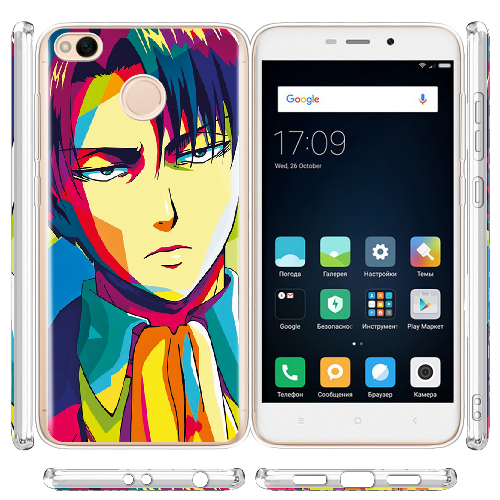 Чехол BoxFace Xiaomi Redmi 4x Attack on titan Levi Anime Pop