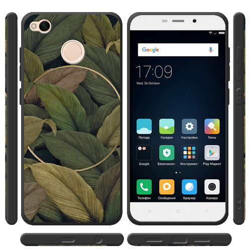 Чехол BoxFace Xiaomi Redmi 4x Green Leaf