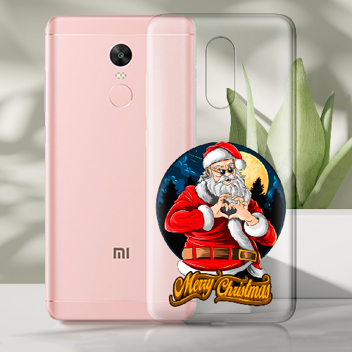 Чехол BoxFace Xiaomi Redmi Note 4 / 4x Cool Santa and heart