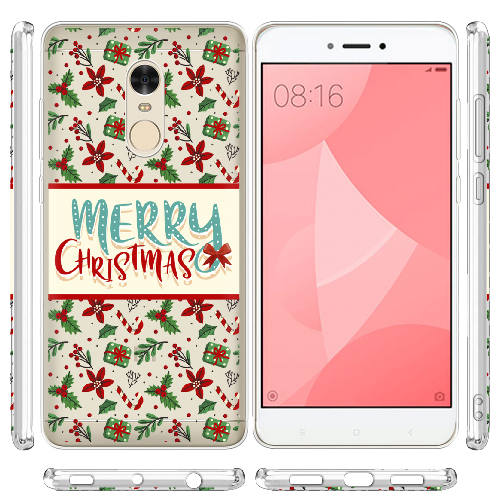 Чехол BoxFace Xiaomi Redmi Note 4 / 4x Vintage Christmas Congratulation