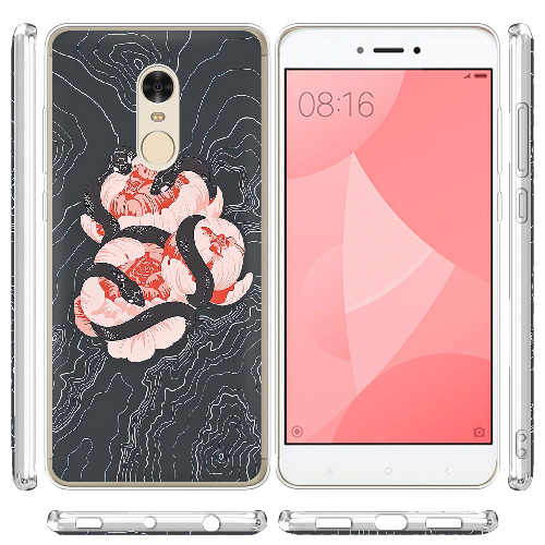 Чехол BoxFace Xiaomi Redmi Note 4 / 4x Snake Rose