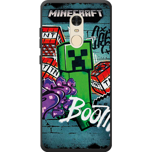 Чехол BoxFace Xiaomi Redmi Note 4 / 4x Minecraft Graffiti
