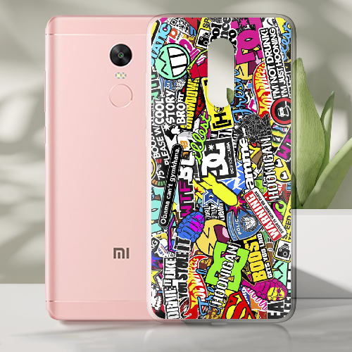 Чехол BoxFace Xiaomi Redmi Note 4 / 4x Multicolored Inscriptions