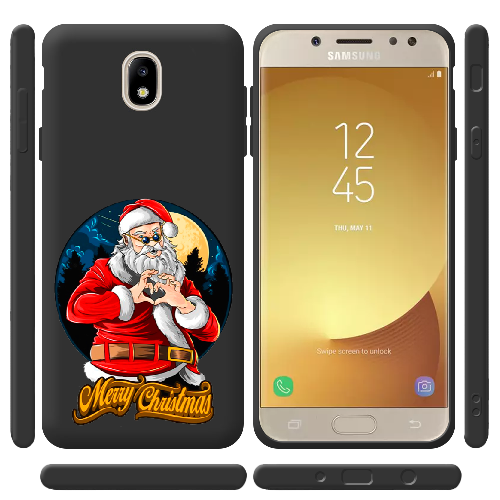 Чехол BoxFace Samsung J730 Galaxy J7 2017 Cool Santa and heart